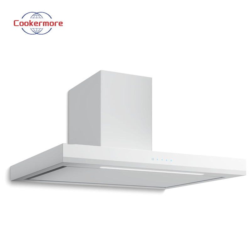 Slim Design Touch Panel T-Shape Stainless Steel Kitchen Appliances Range Hood