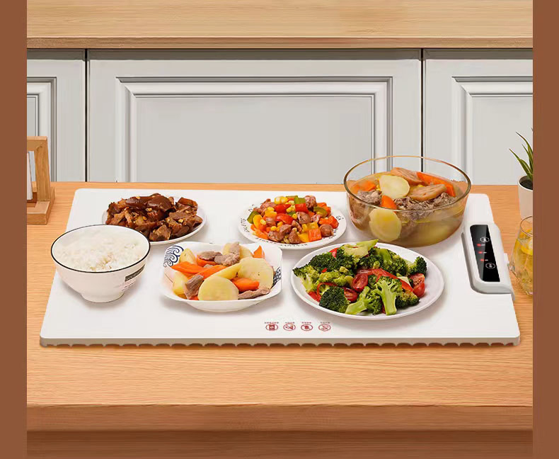 Foldable Food Mat New Production Electric Temperature Control Food Warmer Tray