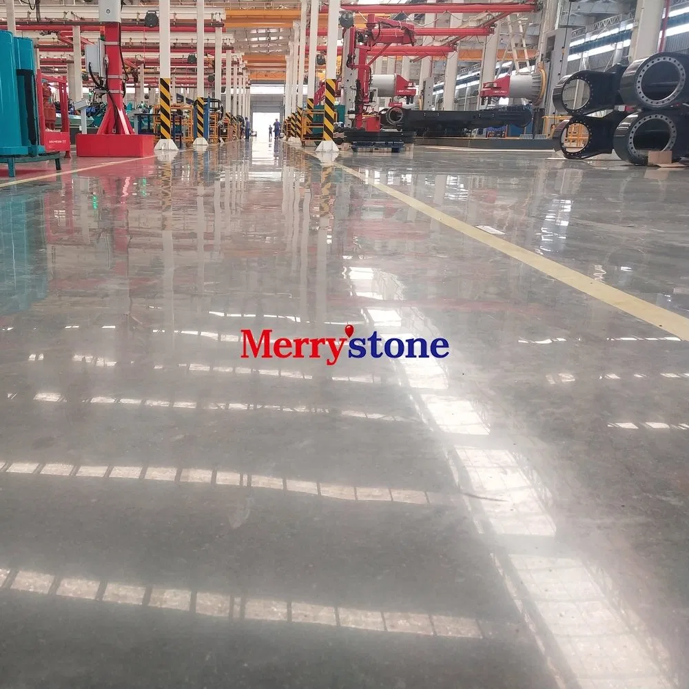 Enhanced Gloss Colored Concrete Sealer Floor Used for Mixed-Use Developments