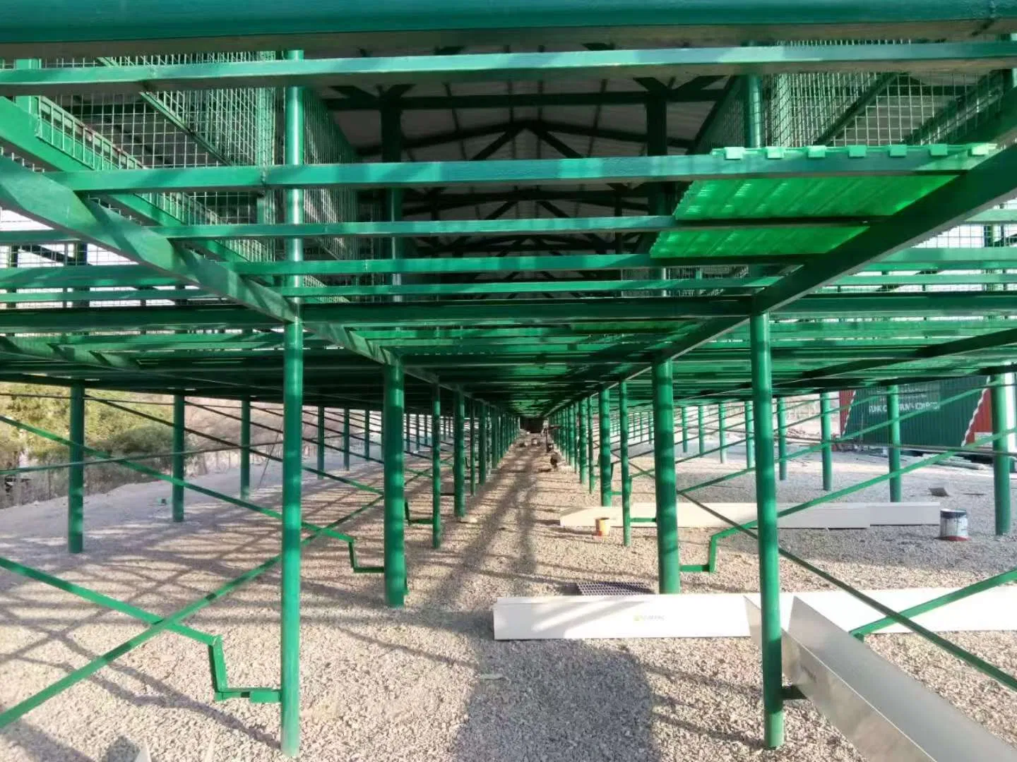Steel Structure Poultry House Prefab Farm Building Cow Barn Sheep/Cattle/Dairy/Goat House Farm Sheds