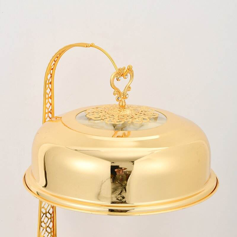 New Gold-Plated Stainless Steel Self-Service Stoves for Large, Medium, and Small Sizes, Hotel Insulated Vegetable Stoves