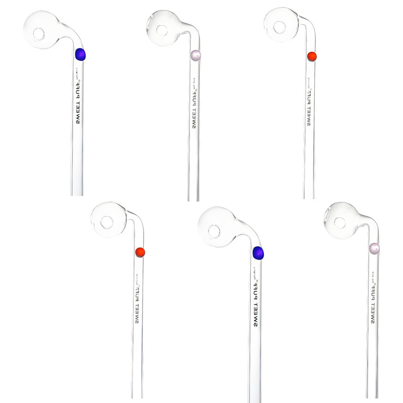 Smoking Accessories Pyrex Smoke Glass Pipe Oil Burner Pipe Smoking Tube Sweet Puff Pipe Wholesale Factory in Stock