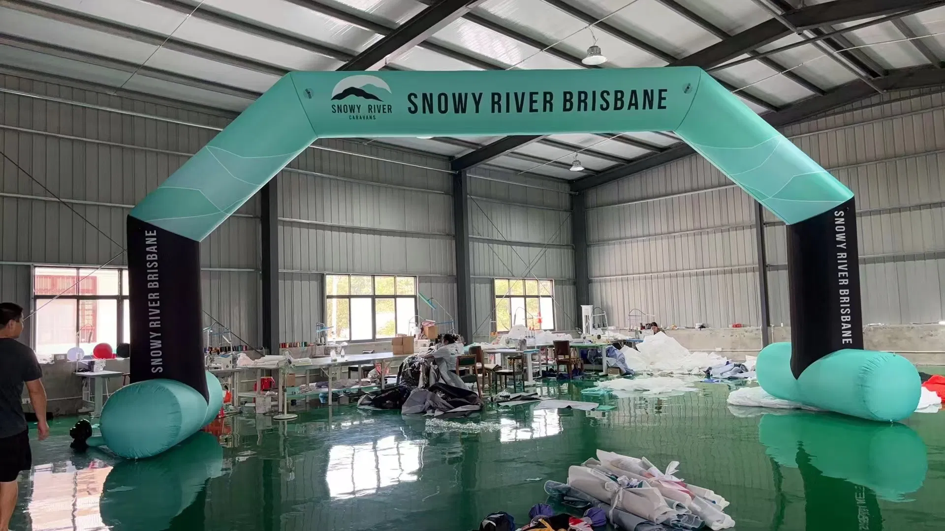 Custom Inflatable Arch Tent with Logo Print