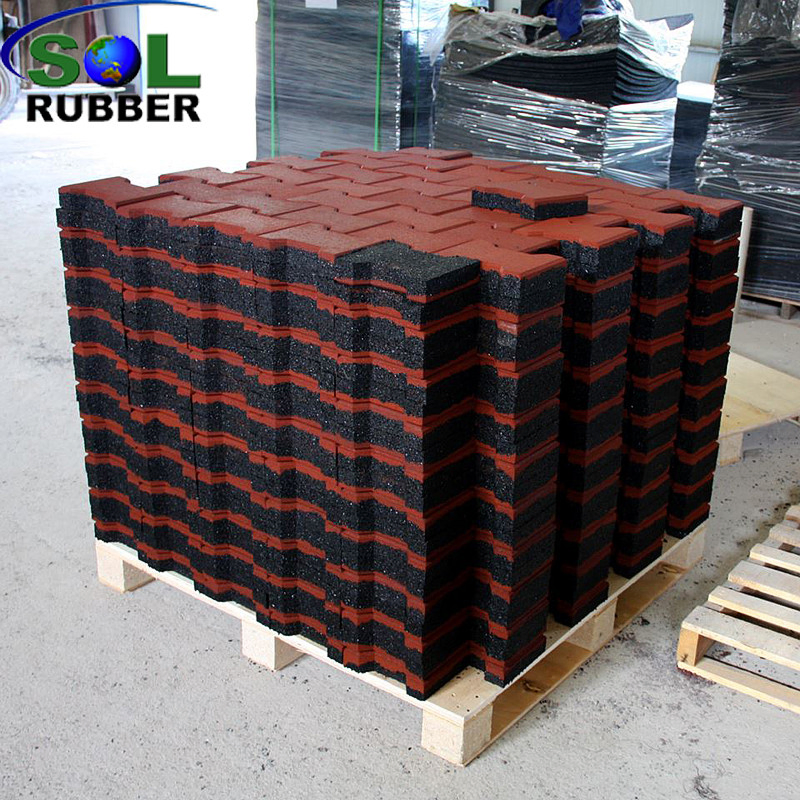 Customized Color Horse Barn Rubber Mat Rubber Paver