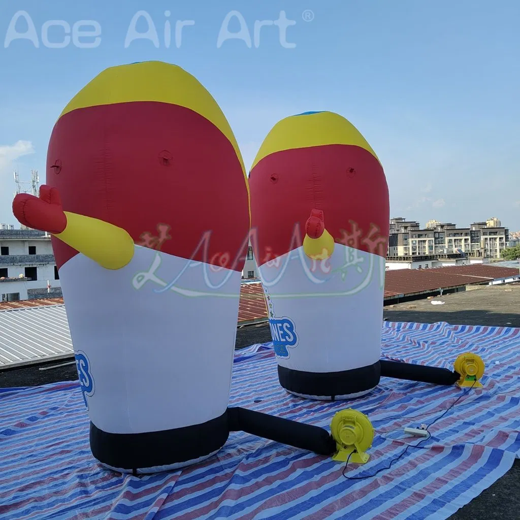 Inflatable Ice Cream Air Dancer Inflatable Wave Ice Cream Inflatable Sky Dancers for Advertising
