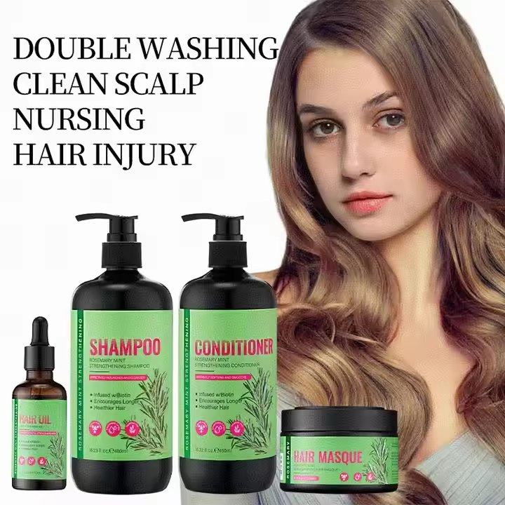 OEM Agan Oil Rosemary Mint Strong Nourishing Hair Care Shampoo Series Hair Care Set