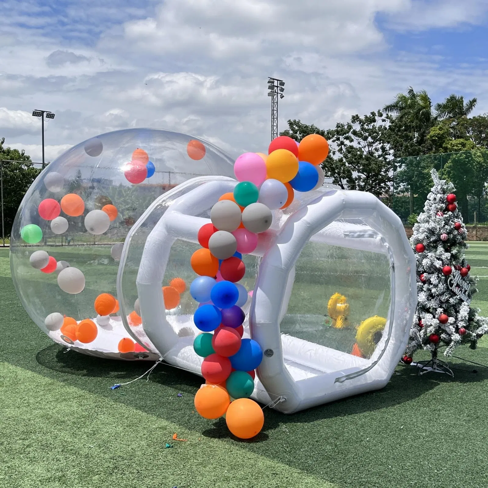 Low Price Transparent Inflatable Tent Bubble House with Blower for Party