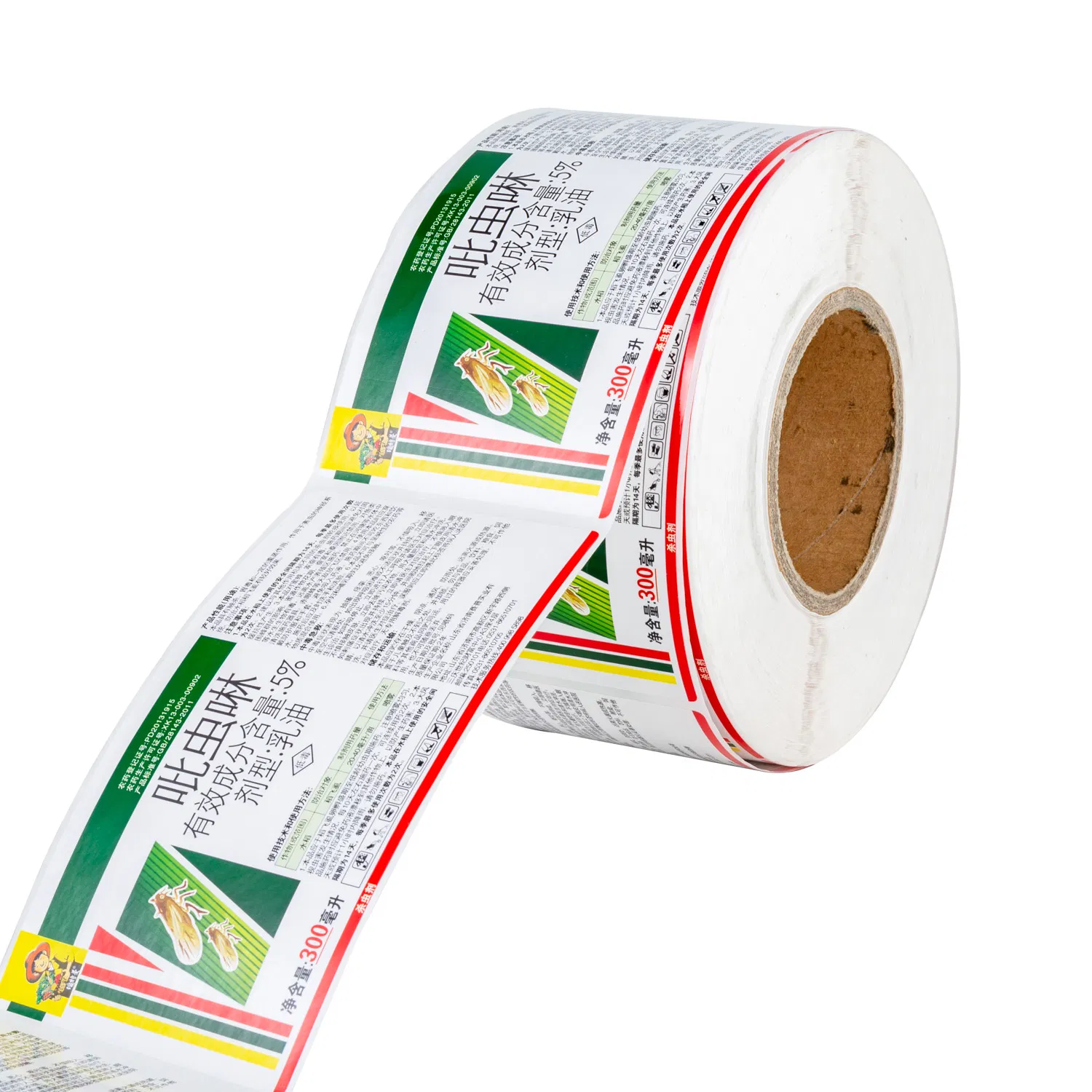 Cheap Price Printed Insecticide Pesticide Self Adhesive Bottle Label Sticker