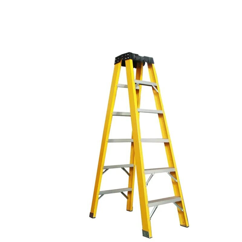 Factory Manufacture Various Insulated Step Straight Full Fiberglass Ladder
