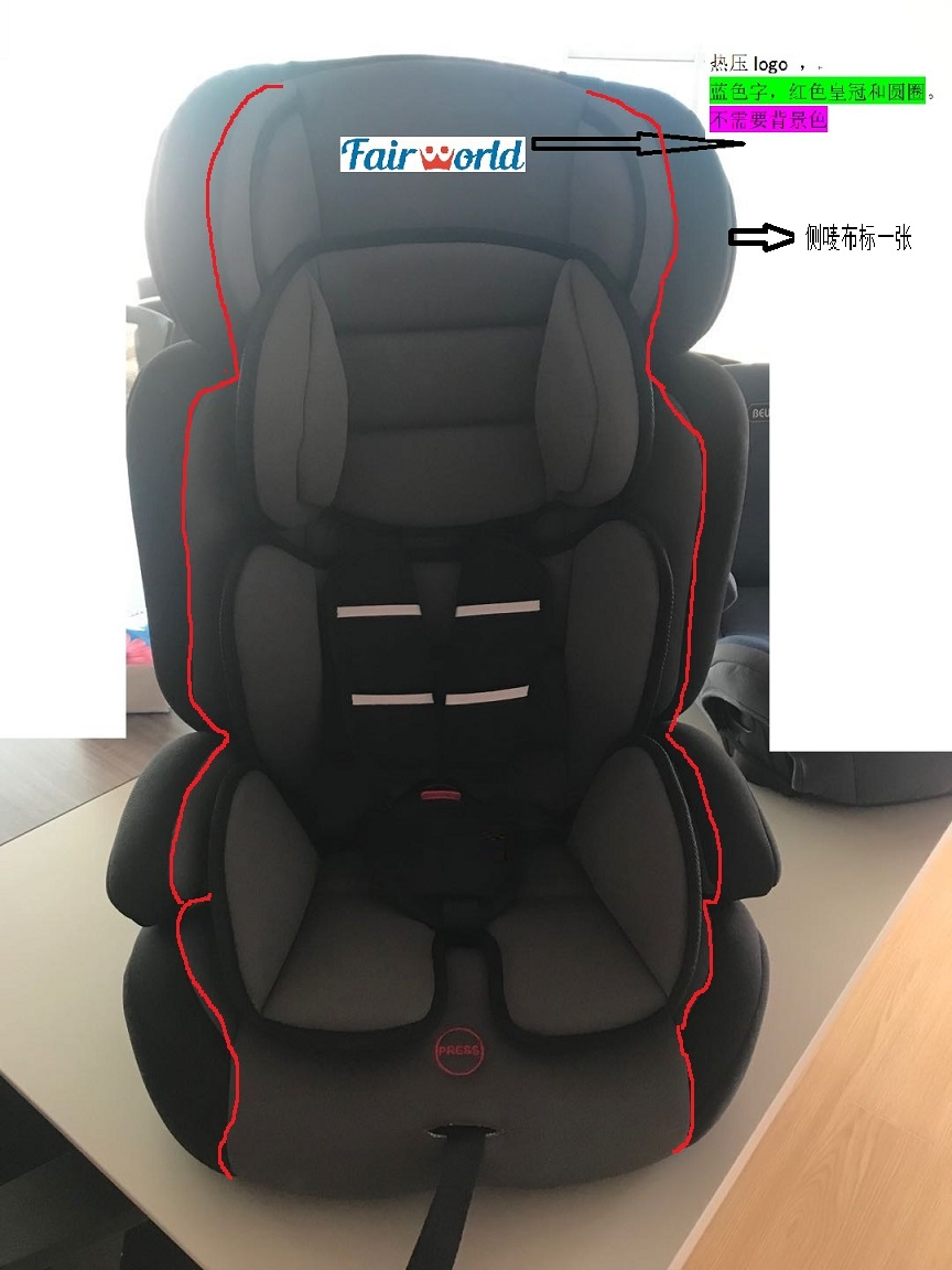 Cheap Model 9-36kgs Baby Car Seat/Child Seat/Car Seat