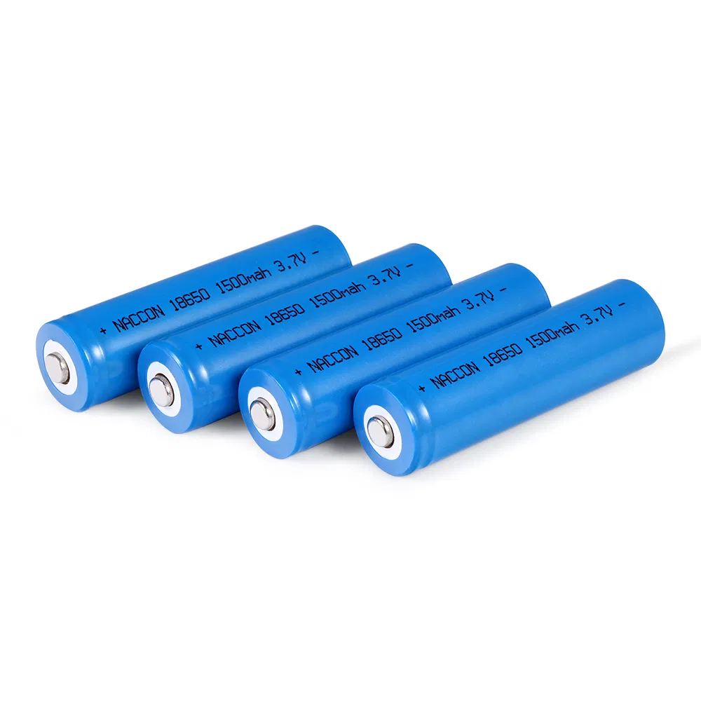 Li-ion Naccon or OEM 18650 1500mAh 3.7V Rechargeable Battery Naccon Inr18650-13L 1300mAh
