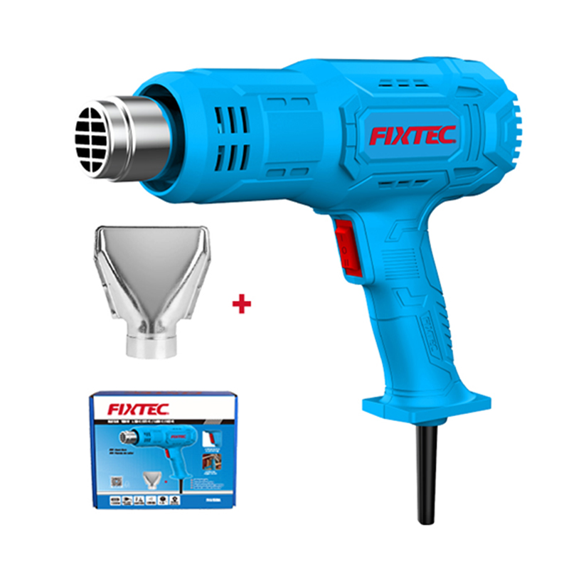 Fixtec 2000W Fast Heating Variable Temperature Adjustable Two Air Flow Speed Heat Gun Hot Air Gun