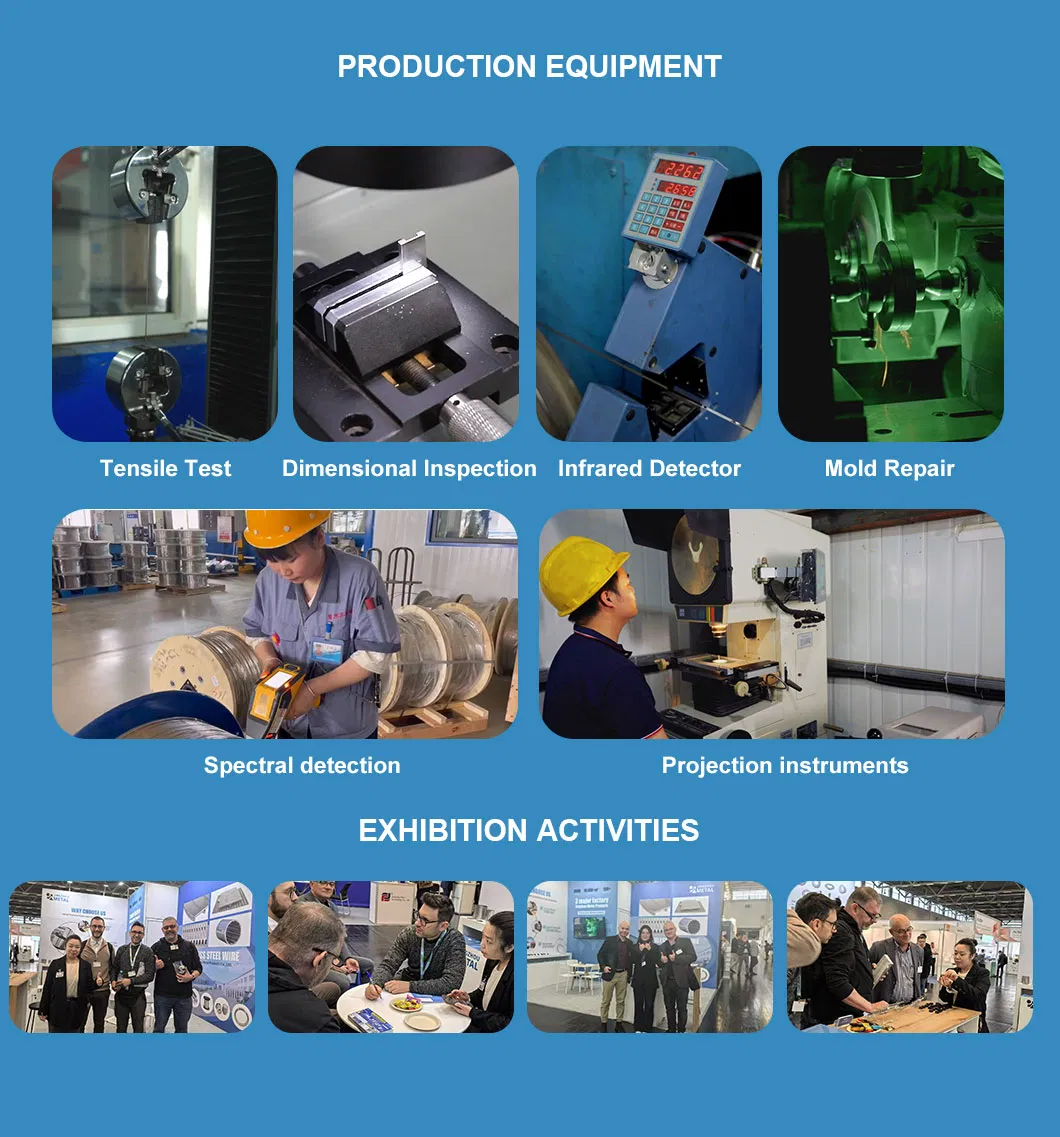 New Design SS304 316 Wall Structural Components Stainless Steel Spiral Rod for Wall Support