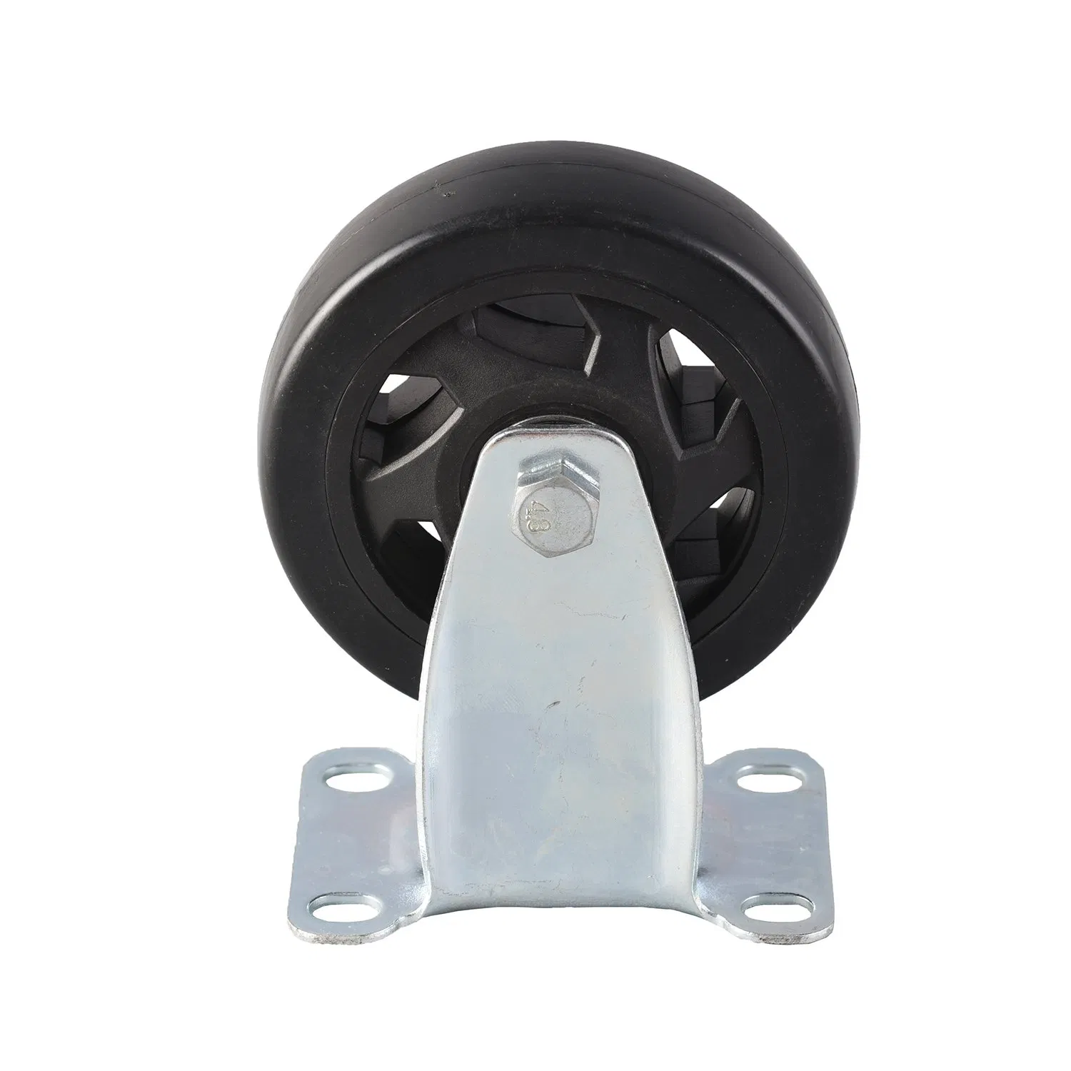M13-N Medium Duty Type Fixed Swivel PU Caster Wheel