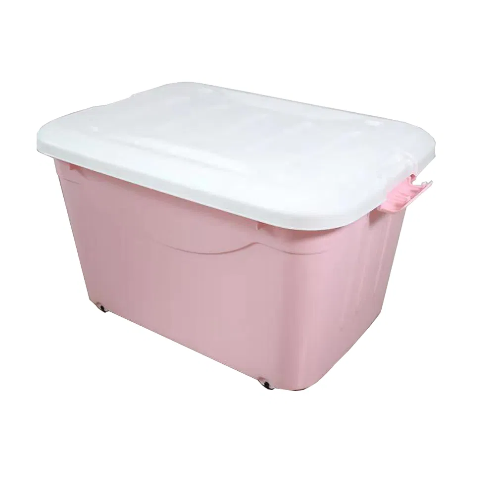 Большой пластиковый контейнер для хранения с крышкой