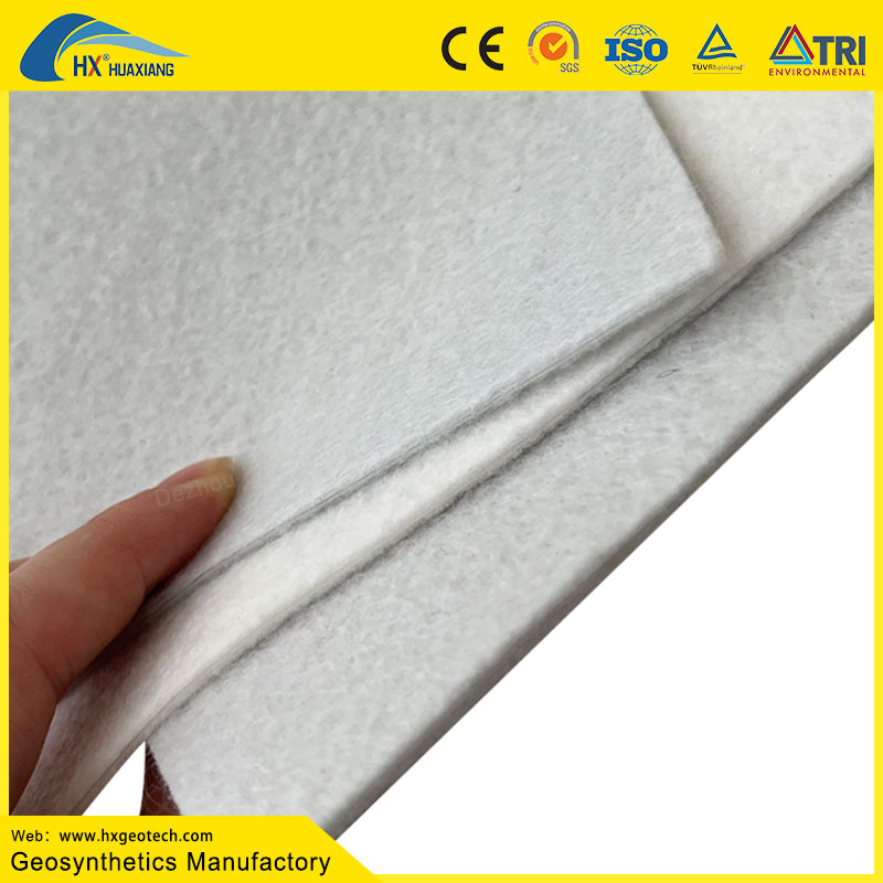 High Strength Acupuncture HDPE Plastic Waterproofing Composite Geomembrane for Fish Pond