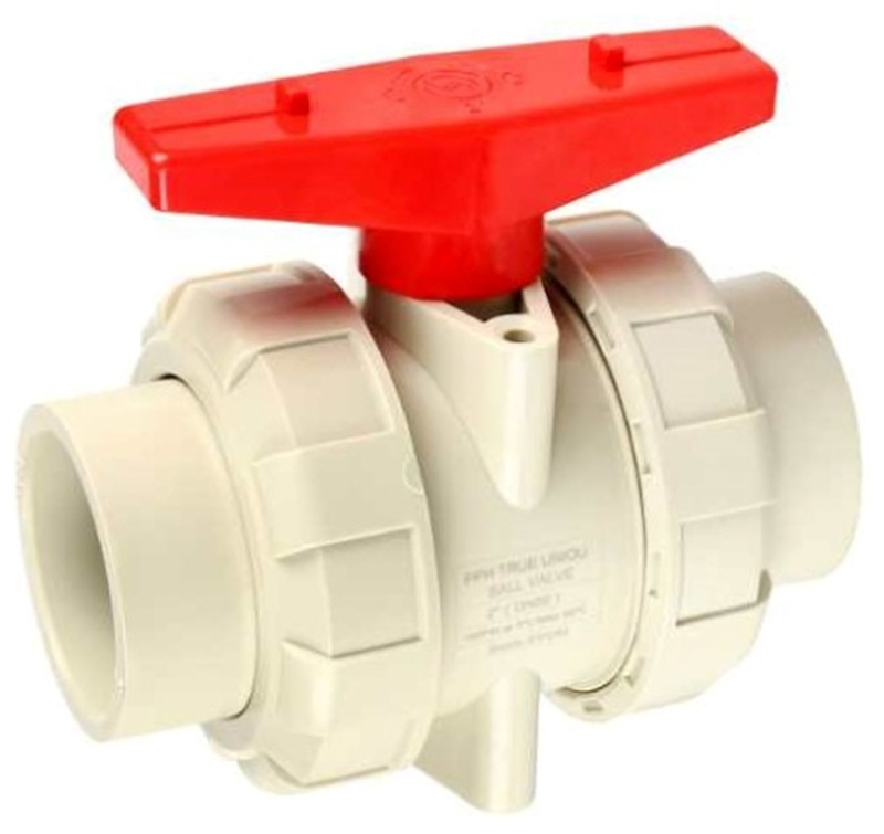 High-Quality PVC Double Union Flanged Ball Valve Durable True Union Ball Valve for Various Applications