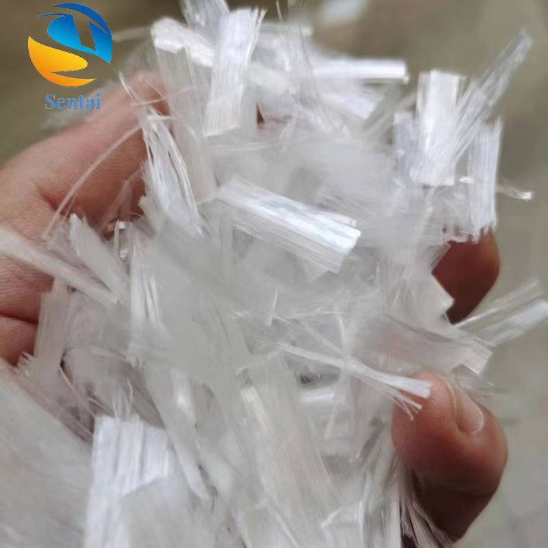 Polypropylene Anti Cracking Fiber Industrial Factory Warehouse Parking Lot Road Construction Road Surface Anti Cracking Polypropylene Fiber