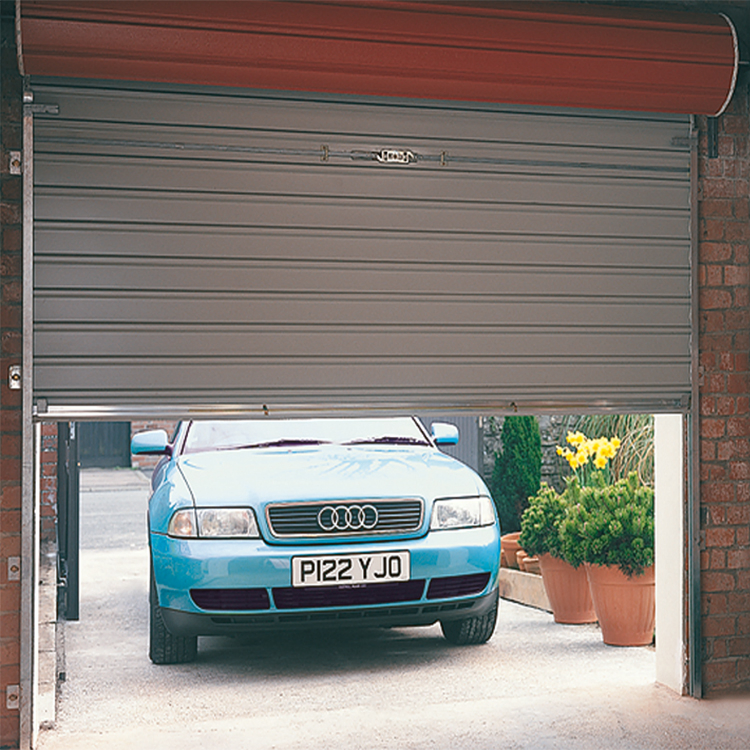 Modern Industrial Red Roller Shutter Warehouse Doors House Residential Automatic Aluminum Roll up Safety Garage Door