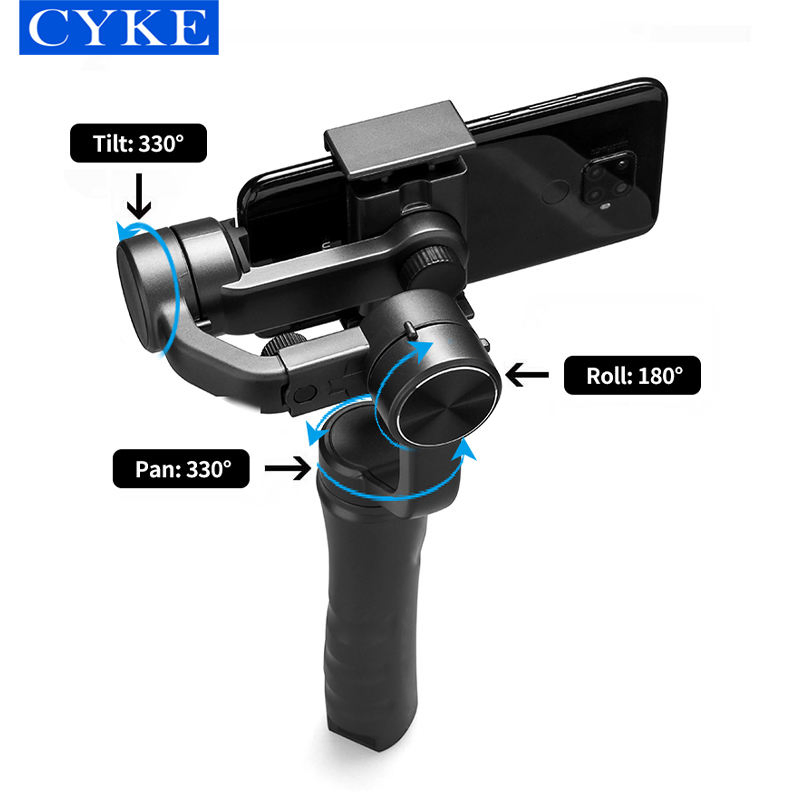 Control The Focal Length Professional Stabilizer Face Tracking Vlog Selfie Stick F6