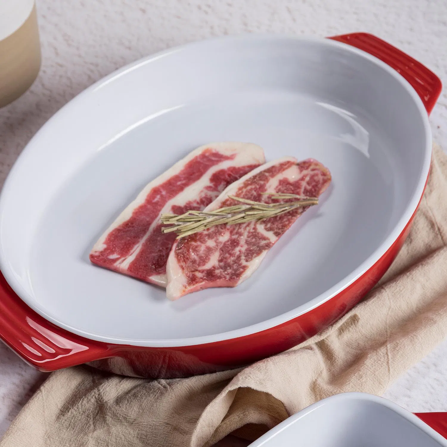 New Products Wholesale Kitchen Ceramics Baking Dish Set, Kitchenware Wholesale Ceramic Bakeware Set