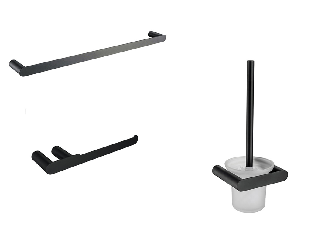 Держатель для туалетной бумаги Bedier, матовый черный