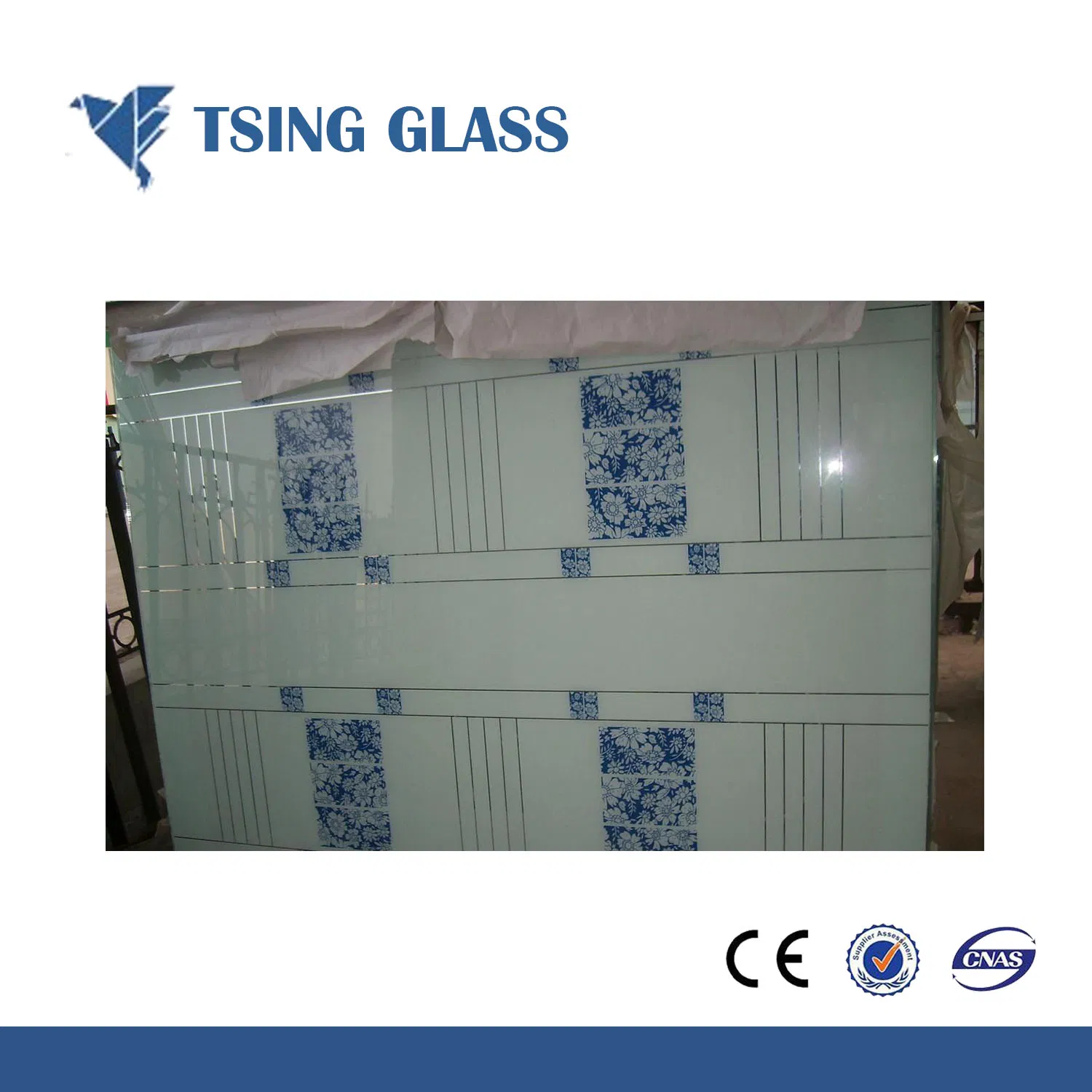China High Quantity Tempered Oven Door Glass with Silk Screen Printing