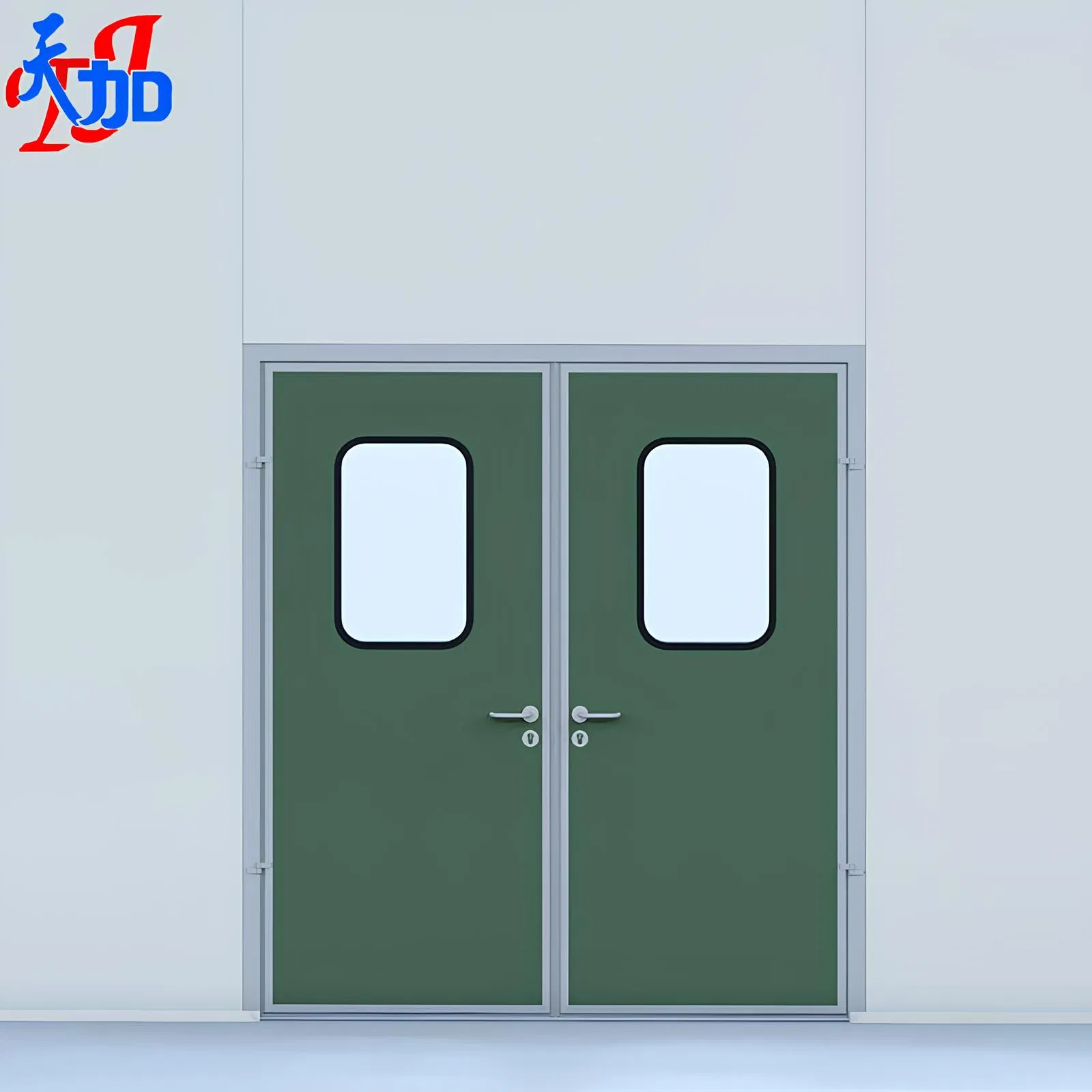 Strong Airtightness, Excellent Sound Insulation, Impact-Resistant, Durable, Easy to Clean, Various Styles Cleanroom Steel Door