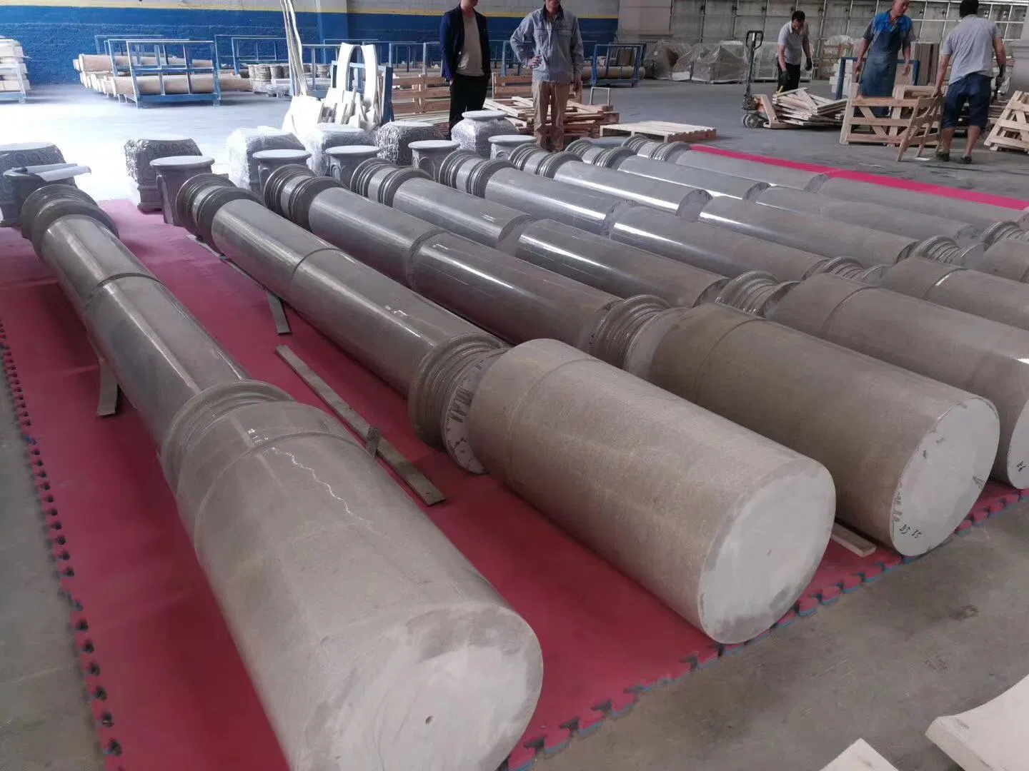 Stone Carving White/Grey/Yellow Granite Marble Roman Column/Pillar in Wholesale