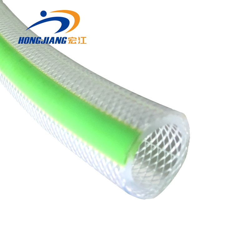 16mm ID Clear PVC Braided Hose Reinforced Pipe for Oil Water