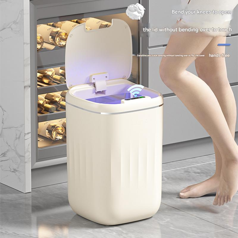 New Bote De Basura Inteligente Home Lixeira Inteligente Office Automatic Smart Bin Dustbin Garbage Container Sensor Trash Can