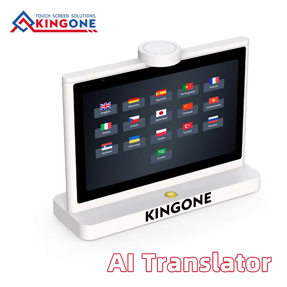 Double-Screen Translation Machine Ai Voice Translator Android Desktop Translation System for Hotel Reception Guest Communication