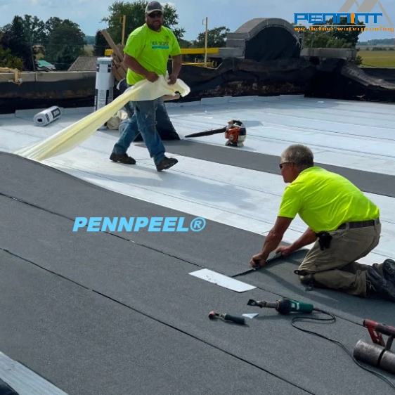 Cheap Price Self-Adhered Waterproof Bitumen Roofing Adhesive Sheet Material