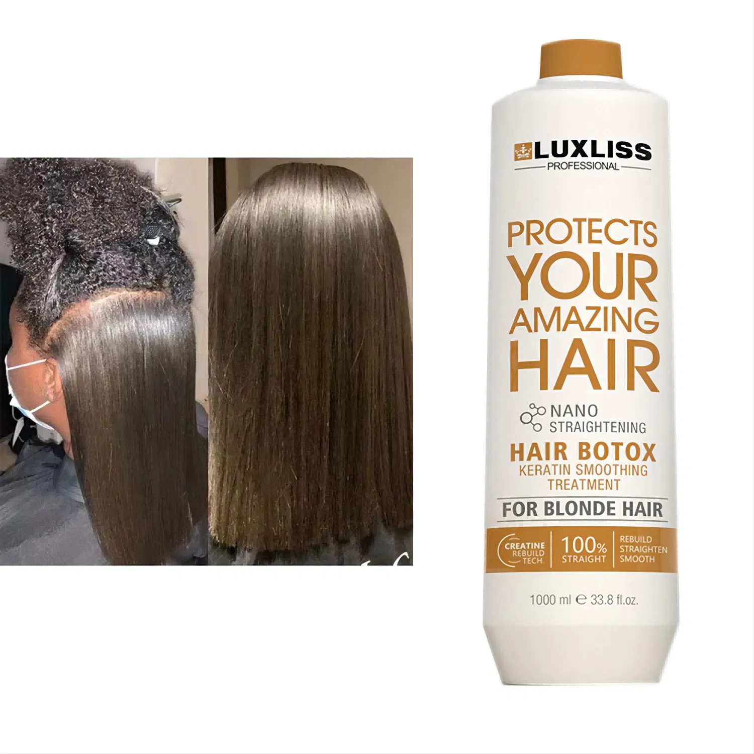 Private Label Rich Collagen Hair Carebrazilian Keratin Hair Treatment Products