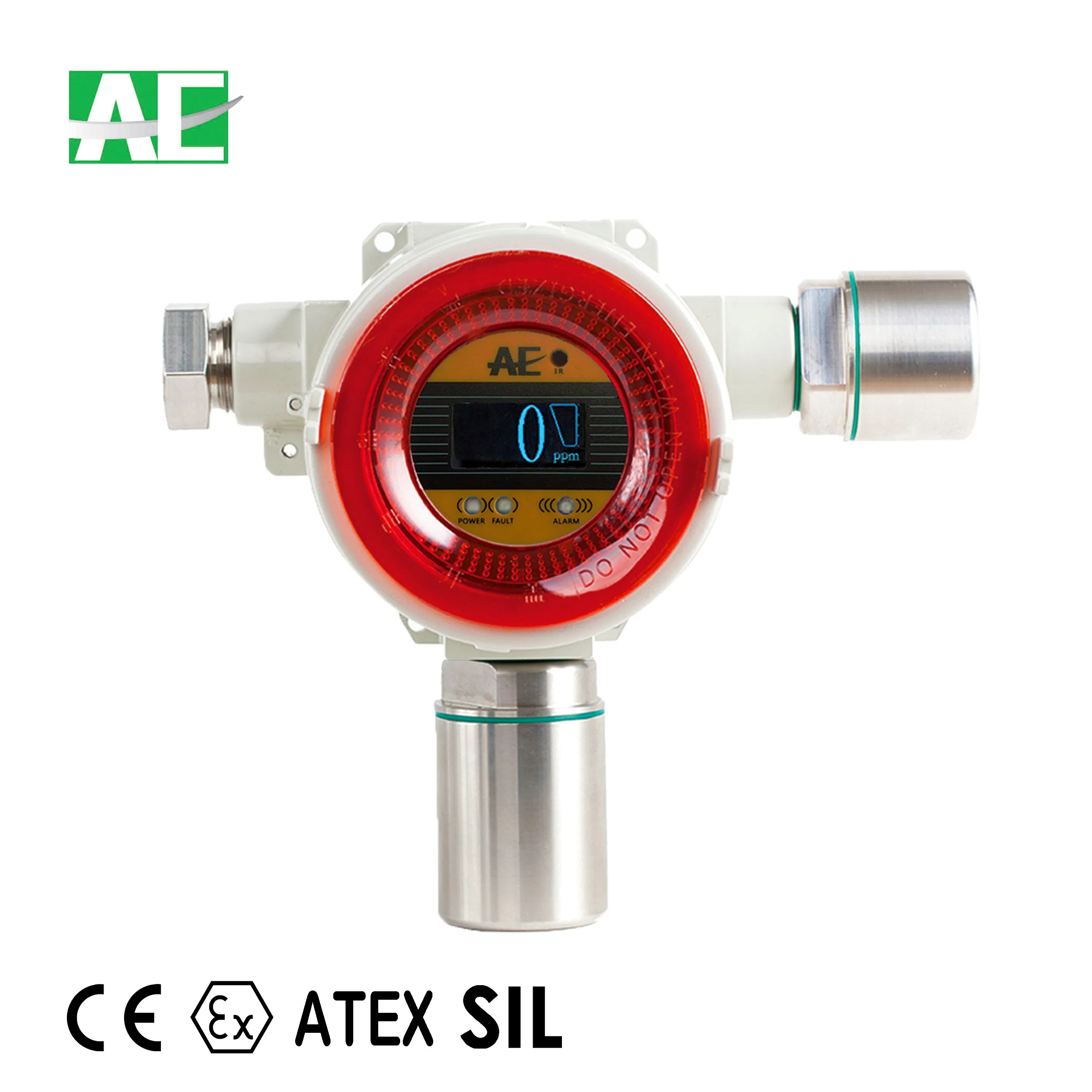 Wall-Mounted O2 Gas Alarm System with OLED Display