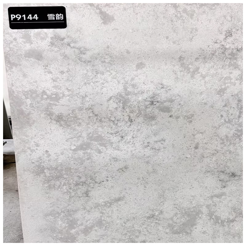 Low Silicon Grey Concrete Look Quartz Slabs for Waterfall Countertops