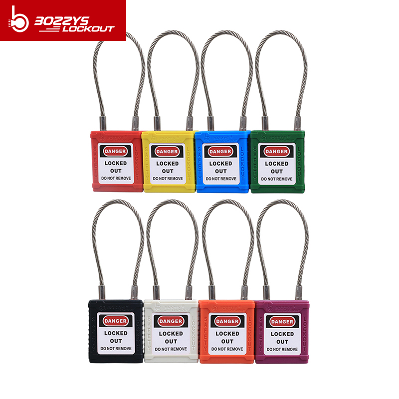 Manufacture Sales Stainless Steel Wire Safety Padlock