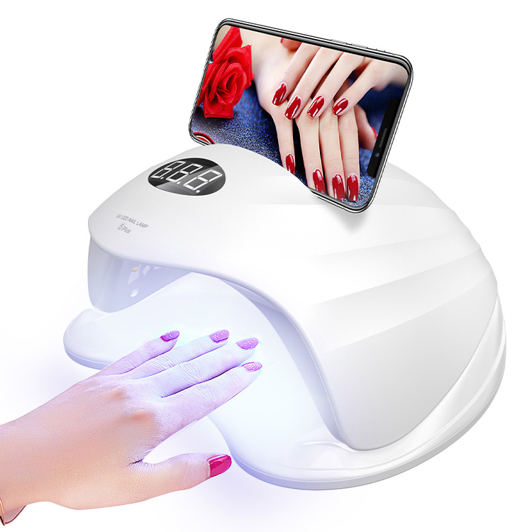 48W Salon UV Lamp Cutting-Edge Nail Drying Lamp Dual Light Source LED and UV Nail Dryer