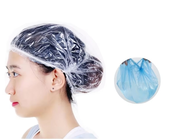 Disposable Safety Products Hair Net Strip Cap Mob Shower Cap