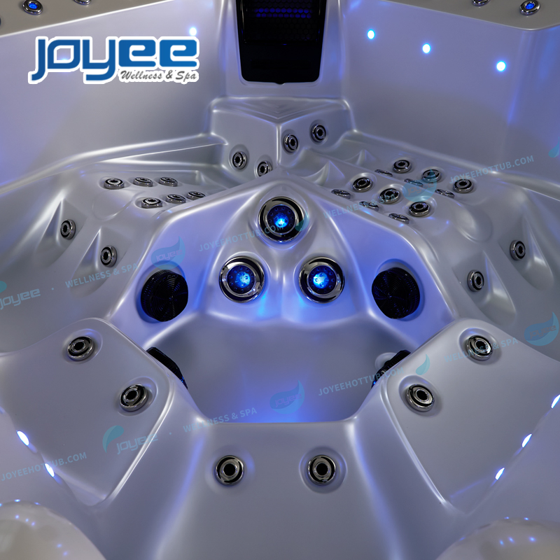 Joyee Luxury 5 Person Jakuzi Outdoor Jacuzi SPA Massage Whirlpool Im Freien Gebraucht Wholesale