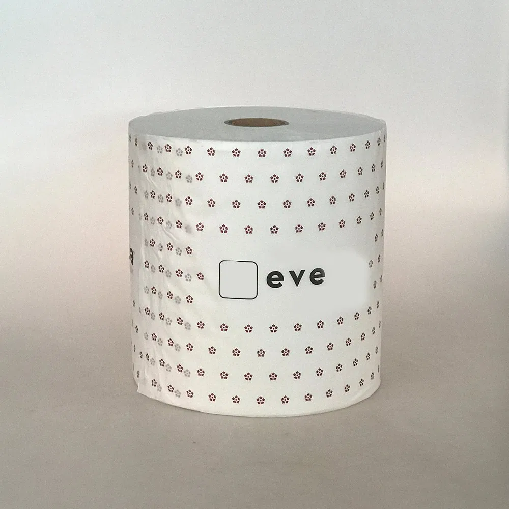 Wholesale High Quality Without Scents Vegan Biodegradable Blue Paper Hand Towel Roll