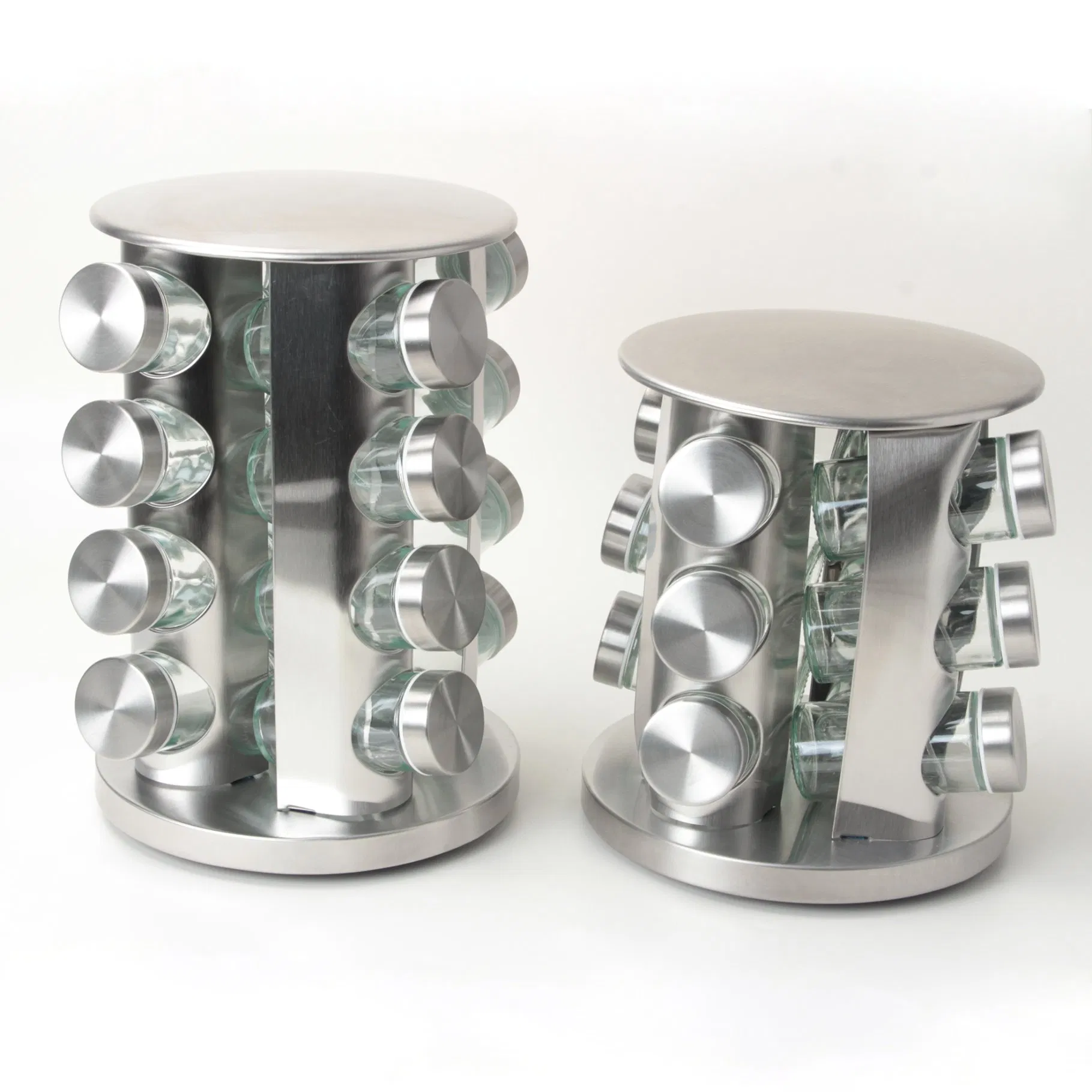 Countertop Storage Seasoning Tower Rotating Spice Jar Rack