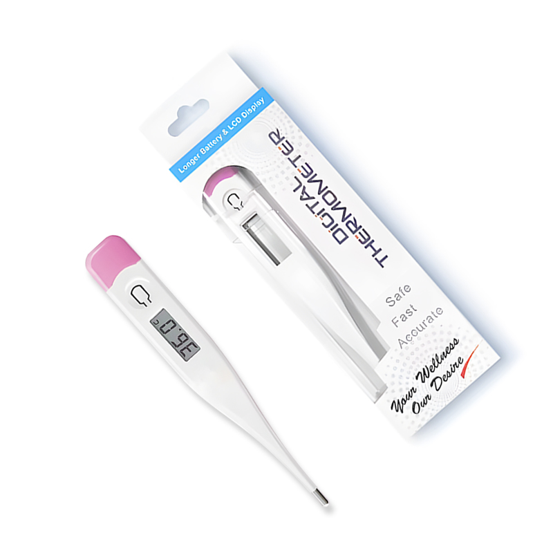 Mini Portable Clinical Digital Thermometer Rigid Tip Thermometer Baby Thermometer