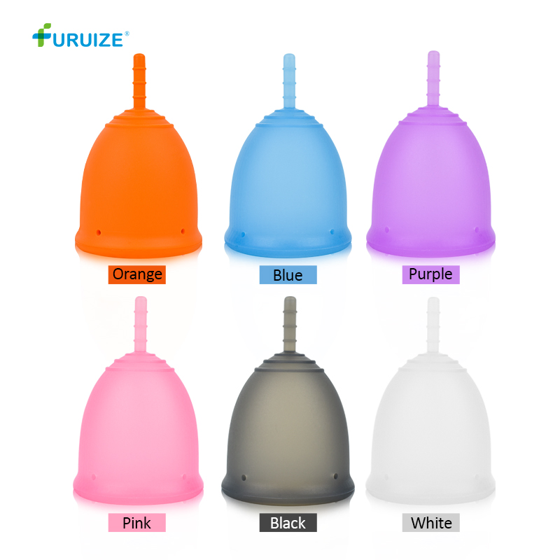 Furuize 100% Soft Silicone Copa Menstruelle Period Cup