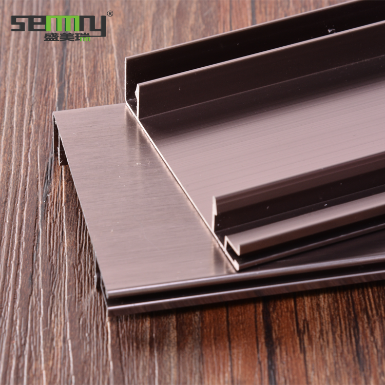 Drop Shipping Free Sample Brushed Aluminum Alloy Baseboard Wall Skirting Board Items