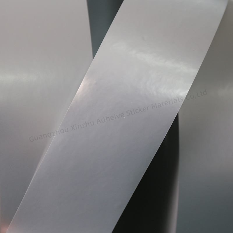 Manufacture Removable Adhesive Matt Silver Sticker Material