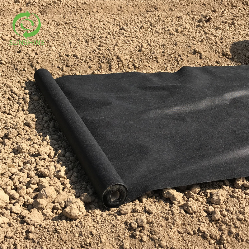 Polypropylene Nonwoven Geotextile 50GSM/100GSM/150GSM/Customized Nonwoven Fabric Roll Weed Barrier Landscape Fabric