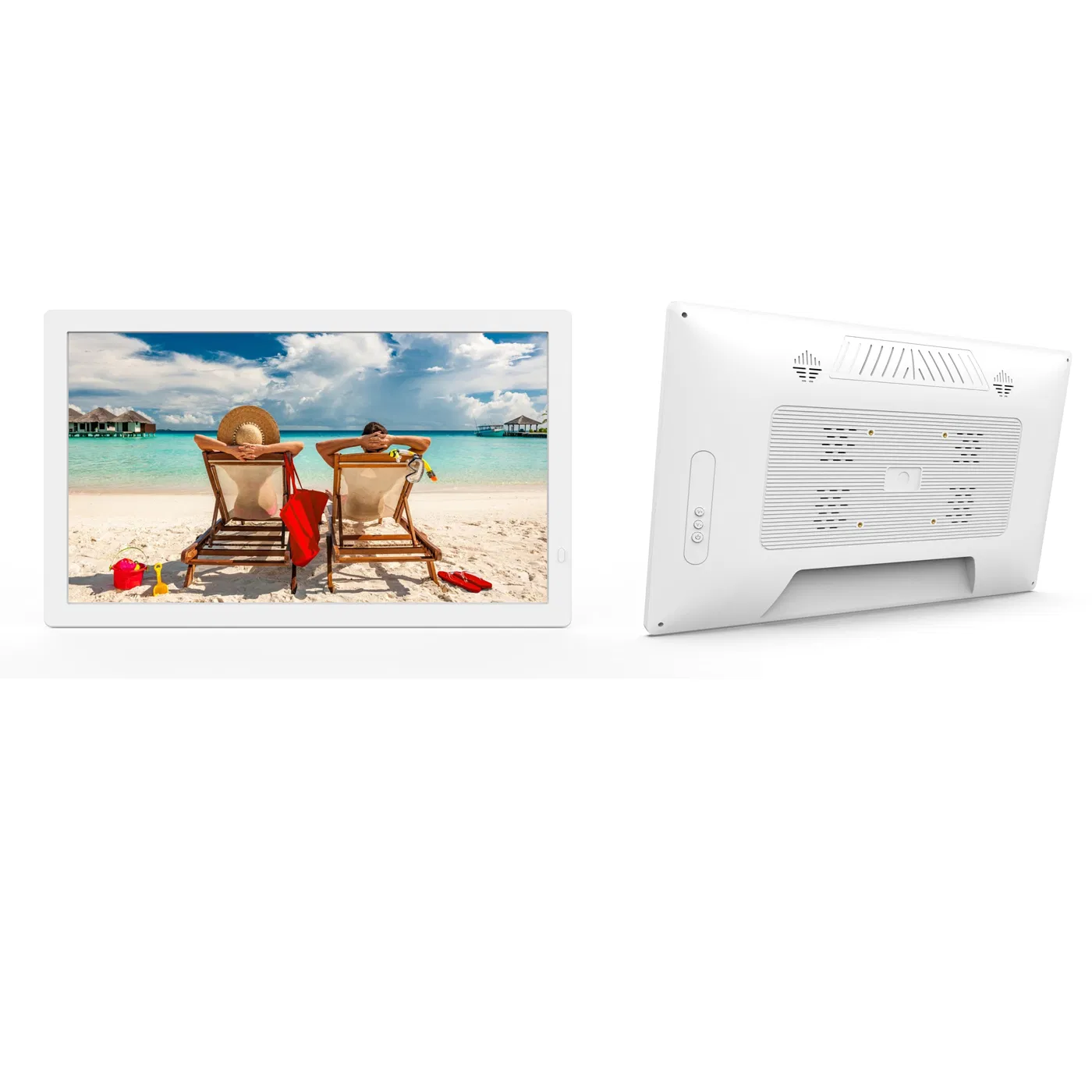 21.5 Inch Full HD LCD Panel Advertising Retail Shop Capacitive Touch Android WiFi Digital Signage