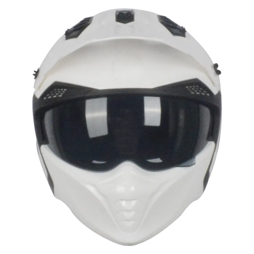 ECE 22-06 Approved Off-Road Motorcycle Helmet with Sun Visor