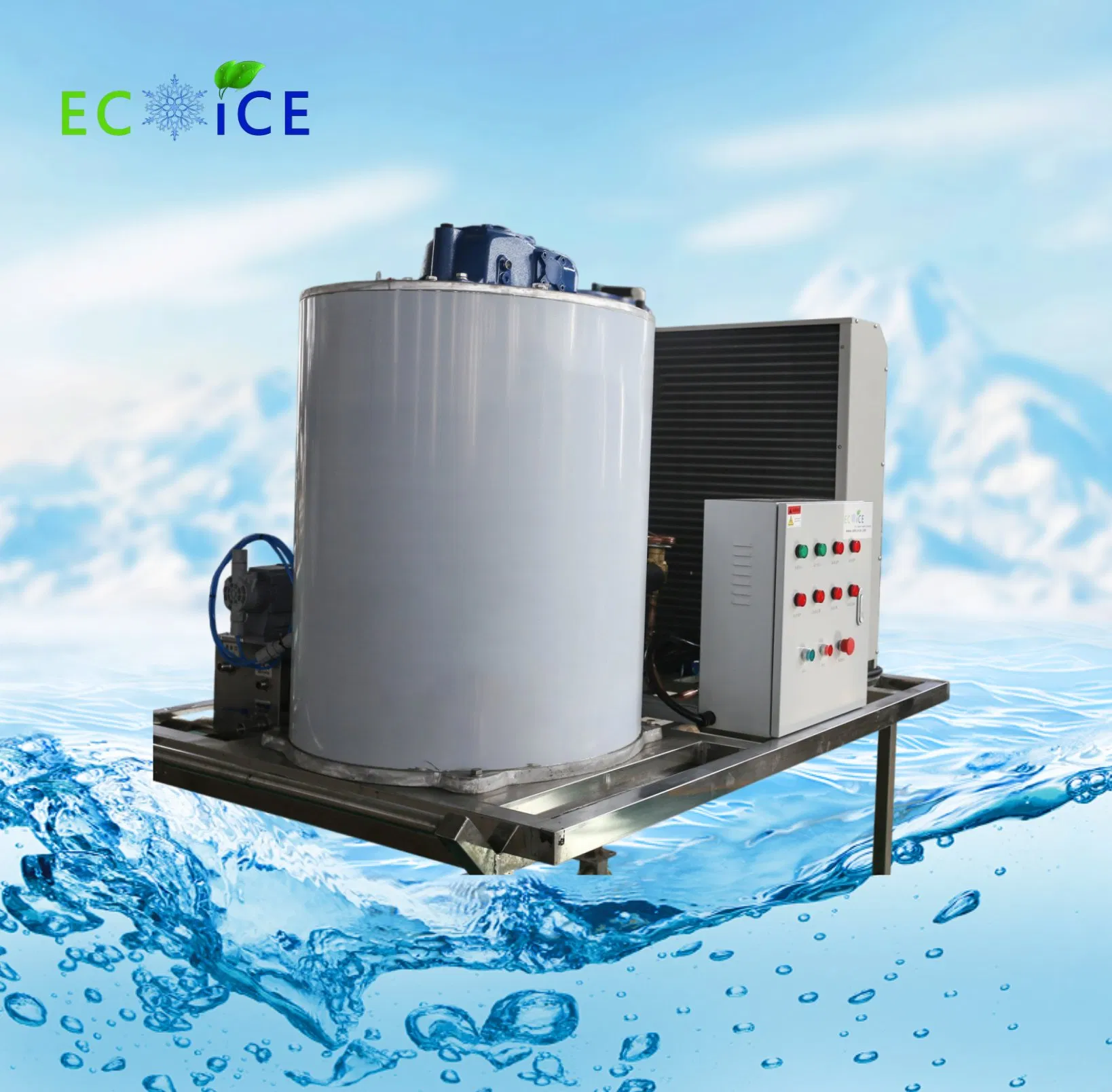 5ton Flake Ice Machine Flake Ice Maker with Ice Storage for Fish Competitive Price